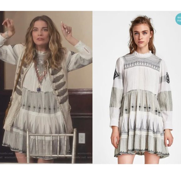 Zara Dresses & Skirts - Zara 100% Cotton Dress as worn by Alexis Rose on Schitt's Creek! Size XS